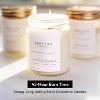 Craft & Kin Wood Wick, All-Natural Soy Aromatherapy Candle in Frosted Glass Jar  - 8 oz - 3 of 4