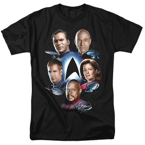 Star Trek Starfleets Finest Adult T-Shirt Black 5X Large - 1 of 4