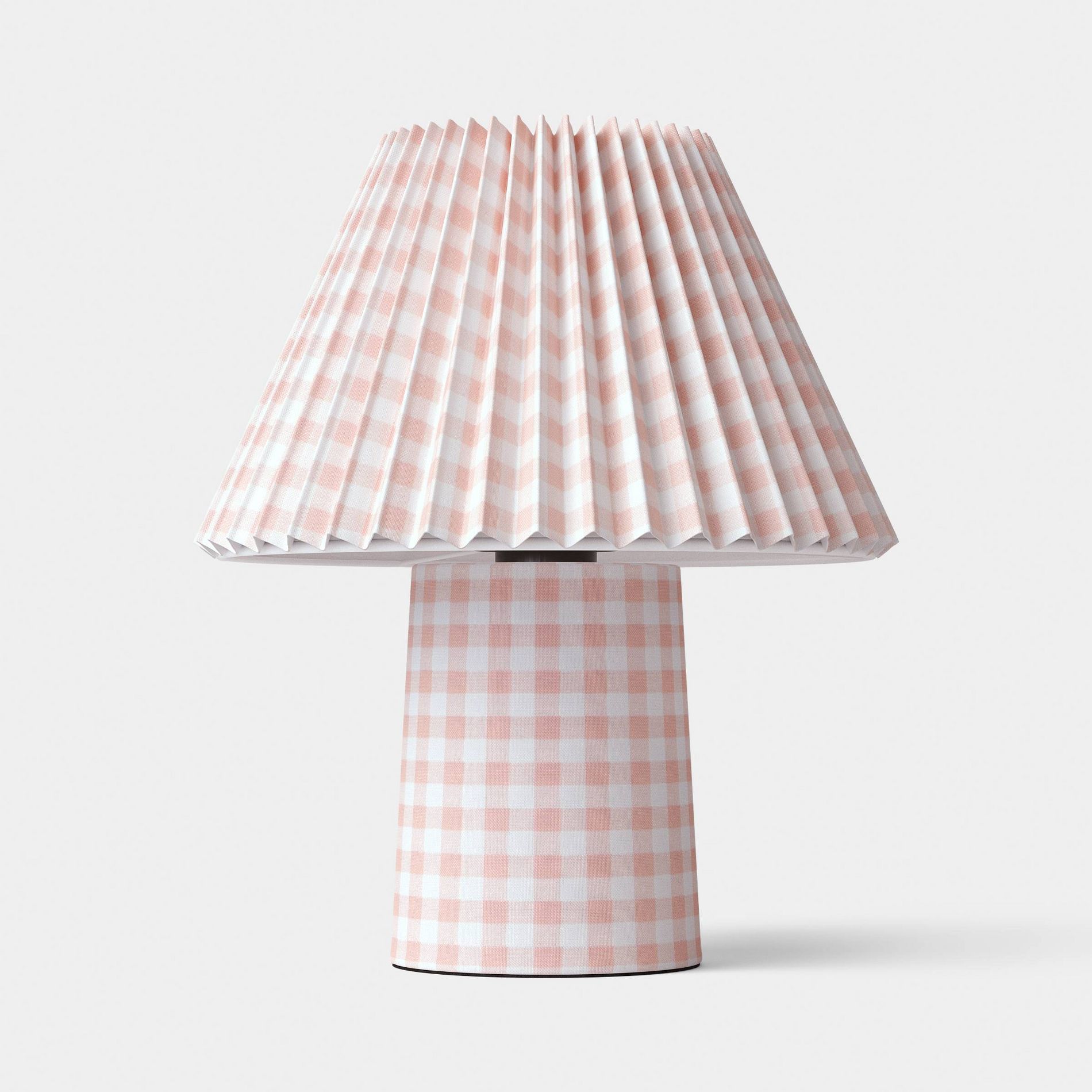 Trend Pleated Double Shade Plaid Pink - Room Essentials™