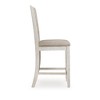 Royal Hampton Armless Wooden Barstool Set of 2, Textured Finish - 4 of 4