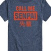 Men's - Instant Message - Call Me Senpai Short Sleeve Graphic T-Shirt - 2 of 4