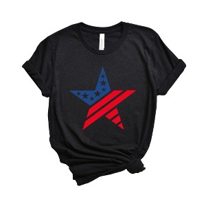 Simply Sage Market Women's Patriotic Star  Short Sleeve Graphic Tee - 1 of 4