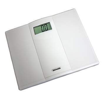 Health O Meter Extra Wide Face Glass Bathroom Scale, Color: White - JCPenney