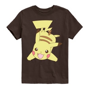 Boys' - Pokémon - Pikachu Red Cheeks Short Sleeve Graphic T-Shirt - 1 of 4