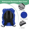 Unique Bargains Waterproof Backpack Rain Cover with a Vertical Reflective Strap for Hiking/Biking 1 Pc - 2 of 4
