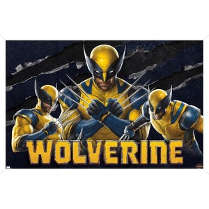 Trends International Marvel Deadpool & Wolverine - Wolverine Framed Wall Poster Prints - 1 of 4