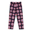 Marvel Captain America Shield Men's Sleep Pants With Tapered Legs And Pockets - 2 of 4