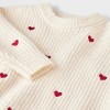 Baby Heart Sweater - Cat & Jack™ Cream : Target