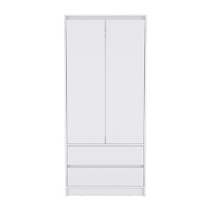 NicBex Armoire Wardrobe Closet Storage Cabinet with Doors & Drawers for Bedroom - 1 of 4