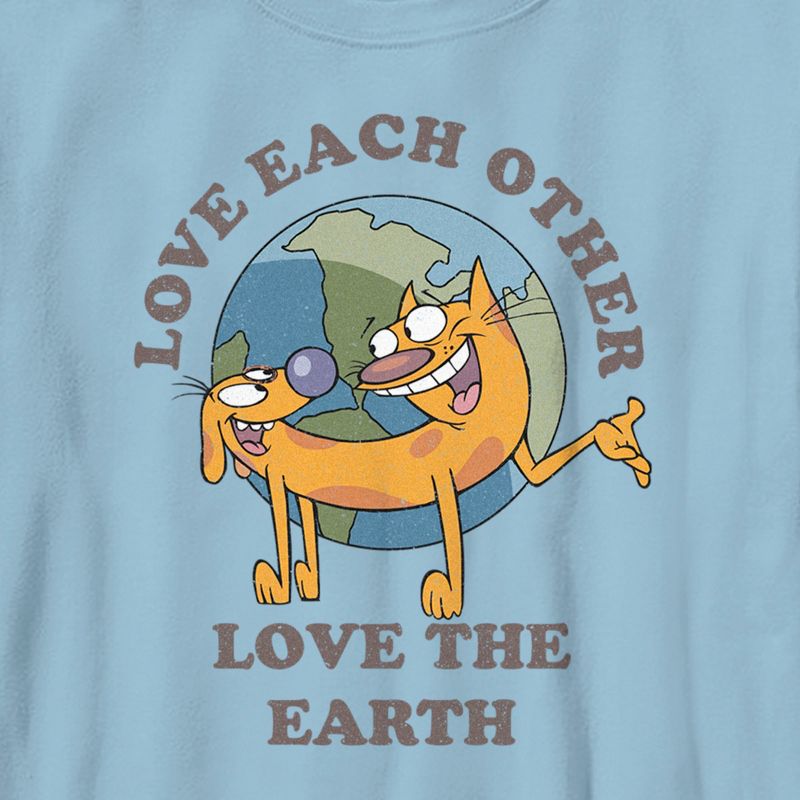 Boy's Catdog Love the Earth T-Shirt, 2 of 5