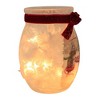 Stony Creek 4.0 Inch Merry Mice Small Pre-Lit Jar Christmas Lighted Glass Accent , Christmas Decor Music, Tea Mice (1PC) - 4 of 4