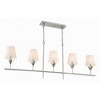 Crystorama Lighting Broche 5 - Light Chandelier in  Antique Silver - 4 of 4