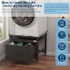 COZONY 29 Inch Heavy Duty Washer Dryer Stand, Pull Out Shelf Anti Vibration Base Storage 800 LBS Capacity - 4 of 4