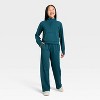 Girls' Airy Sleek Ribbed Pants - All In Motion™ - 3 of 3