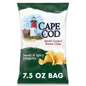 Cape Cod Potato Chips Sweet & Spicy Jalapeno Kettle Chips - 7.5oz - 1 of 4