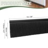 Unique Bargains Aluminum Alloy H-Shape Holder PP Bristle Rust-resistant Door Sweep 1 Pc - 2 of 3