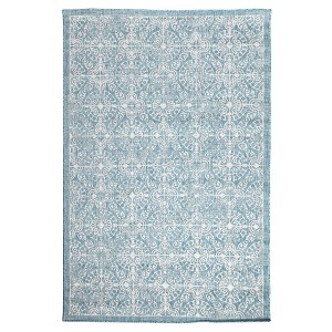 Liora Manne Carmel  Indoor/Outdoor Rug  Aqua.. - 1 of 4