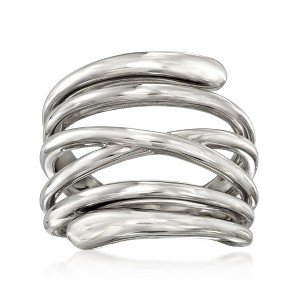 Ross-Simons Italian Sterling Silver Highway Ring - 1 of 4