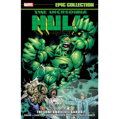 Incredible Hulk Epic Collection: The Lone and Level Sands - by  Peter David & Marvel Various (Paperback)