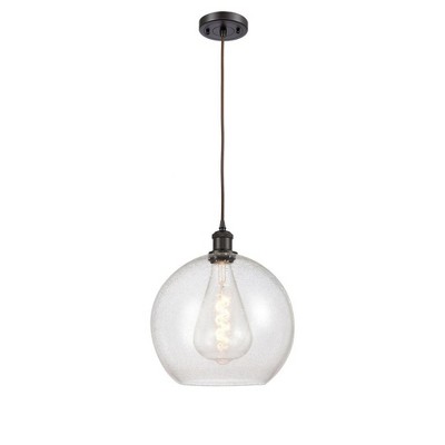 Athens - 1 Light Mini Pendant In Industrial Style-16.38 Inches Tall and 11.75 Inches Wide
