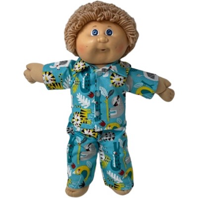 Doll Clothes Superstore Handmade Safari Pajamas Fit Cabbage Patch Kid Dolls