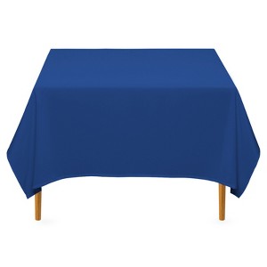 Lann's Linens 10-Pack Polyester Fabric Tablecloth for Wedding, Banquet, Restaurant - 54 Inch Square - 1 of 4