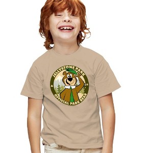 Boys' Short Sleeve Yogi Bear Official Park Bear T-Shirt - 1 of 4