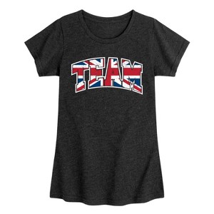 Girls' - Instant Message - Team Great Britain Fitted Short Sleeve Graphic T-Shirt - 1 of 4