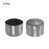 Unique Bargains Vinyl Rubber Screw Thread Bolt Plug Round Tube Insulated Protective Caps 4 Pcs - 2 of 4