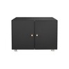 Office furniture Copier Cabinet 2 door steel copier stand mobile pedestal file Printer Stand - 2 of 4