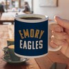 Emory University Eagles Logo Ceramic Coffee Mug Novelty Gift Mugs for Coffee Tea and Hot Drinks 11oz White - 4 of 4