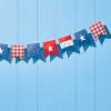 72" Paper Garland Dangler Party Decorations Red White and Blue - Sun Squad™ - 2 of 3