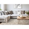 Rug Branch Art Organic, Tonal/Solid Cream Indoor Area Rug - 2 of 4