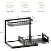 VUSIGN Under Kitchen Sink Organizer 2 Tier, Pull Out Under Sink Organizers and Storage, Bathroom Cabinet Kitchen Storage Shelf - 2 of 4