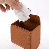Unique Bargains Car Trash Can Hanging Car Air Vent Faux Leather Trash Bin 1 Pc - 4 of 4