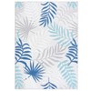 Modern Throw Rugs Botanical Area Rug Machine Washable Rug Stain Resistant Easy Cleaning Area Rug Low Pile Floor Cover Folding Carpet For Home Decor - 4 of 4