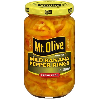 Mt. Olive Mild Banana Pepper Rings - 12oz