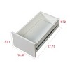 INFURNIC Decorative Bookshelf 70.87" H Tall Storage Cabinet with 4 Shelves 3 Drawers and Display Shelves, White, 19.69"*11.81"*70.87" - 4 of 4