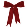 Melrose Red Wired Holiday Bow (Set of 2) - 2 of 2