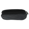 CTM Napa Leather Zip Around Double Eyeglass Case Holder - 2 of 3