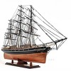 Model Ship 34.5" - Cutty Sark Clipper Replica No Sail with Painted Hull Display By Old Modern Handicrafts - 4 of 4