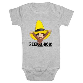 Infant's Curious George Pee-ka-boo Onesie