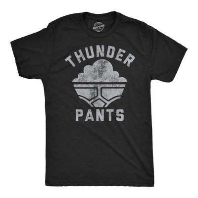 Mens Funny T Shirts Thunder Pants Sarcastic Poop Graphic Novelty Tee For Men - Crazy Dog Men's T Shirt