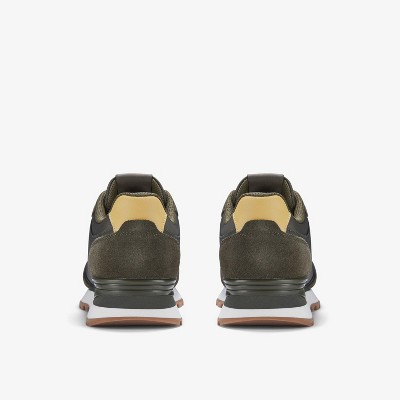 Clarks Mens Molland Go Olive Combination Shoes 10 Medium — фото 5