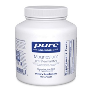 Pure Encapsulations Magnesium (Citrate/Malate) - Magnesium Supplement to Support Nutrient Utilization, Energy, Bones & Heart Health* - 1 of 4