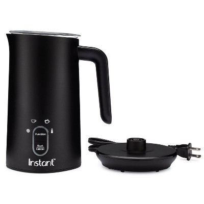 Instant 4-in-1 Milk Frother + Steamer - Black