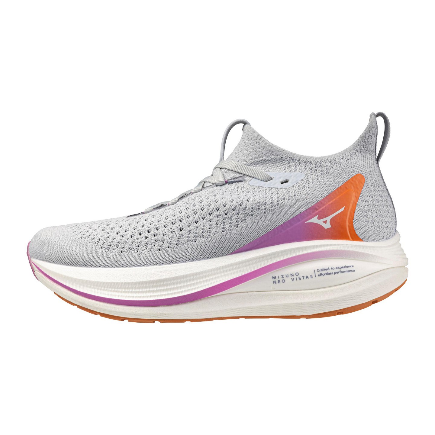 Женские кроссовки Mizuno Wave Neo Vista 2 Running Shoe, 7, Arctic Ice-White, цвет: Белый — фото 1