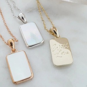 Moonlight Pendant Necklace in Gold, Rose Gold, Silver - Honeycat - 1 of 4