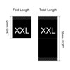 Unique Bargains Woven Crafting Clothing Sewing Embroidered Size Labels 100 Pcs - 2 of 4