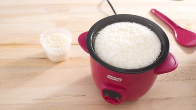  Dash DRCM200GBRD04 Mini Rice Cooker Steamer & Rapid